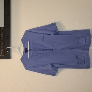 Chase Bank Lands' End short sleeve sweater